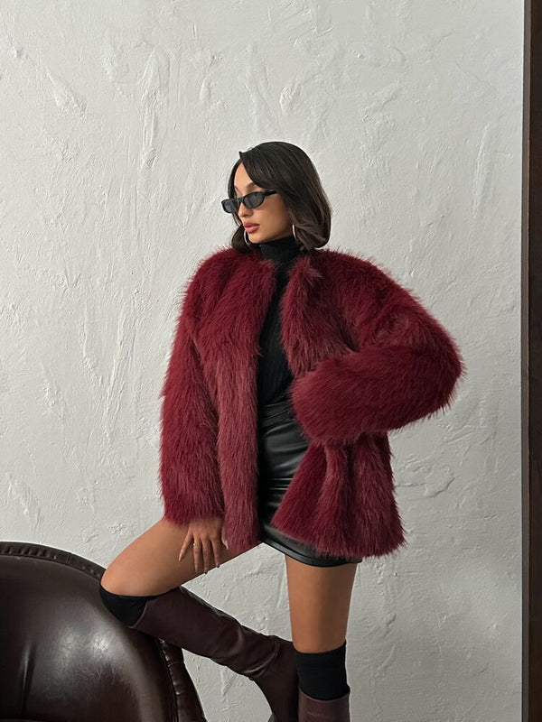 Suni Kürk Toptan Ceket